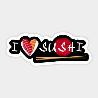 I love sushi Sticker